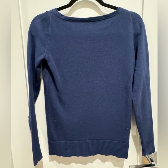 Lilly Pulitzer Sweater “TIPSY” small S blue and pink party y2k boho bohemians H - Picture 4 of 7